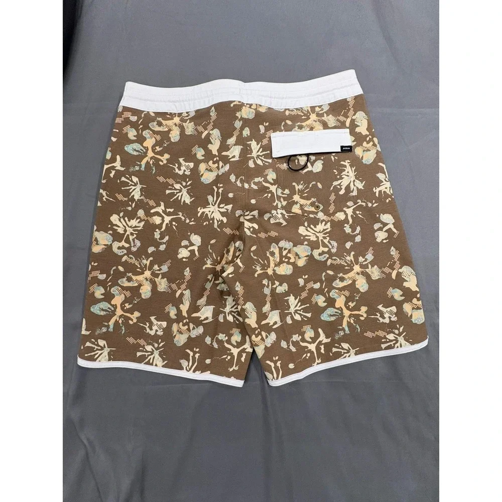 prAna Vintage Boardshorts - Retro Olive Digibloom Size 31/08 NWT